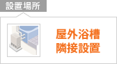 設置内容：屋外浴槽隣接設置