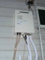 ガス給湯器、混合水栓取替工事 群馬県吾妻郡 GT-2450SAWXBL-set他