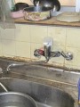 混合水栓取替工事 大阪府枚方市 SF-HE435S