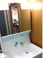 洗面化粧台取替工事　神奈川県藤沢市　ARH-755S+MAJX-753TZPU-set