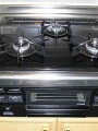 ビルトインコンロ取替工事 茨城県つくば市 C3WK3RJTS(L-C/R-C)