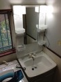 洗面化粧台取替え工事 神奈川県川崎市 PTVN-600+MPTX1-601YF