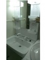 洗面化粧台取替工事　千葉県柏市　FTVN-755SY+MFTX-751YFU