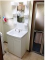 洗面化粧台取替工事 奈良県生駒市 PTVN-600+MPTX1-601YF