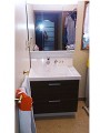 洗面化粧台取替工事 三重県四日市市 AR1FH-755SY+MAR1-753TXU-set